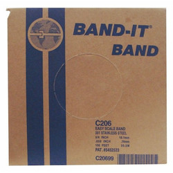 Band-It Band, 201/301SS 3/4" x 0.030" x 100' C20699