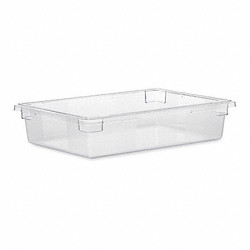 Rubbermaid Commercial Food/Tote Box,26 in L,Clear FG330800CLR