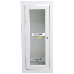 Alta Fire Extinguisher Cabinet,White,Steel 7022-B