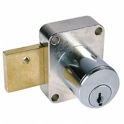 Compx National Remov Core Lock,Slv,Rectang C8173-KD-26D