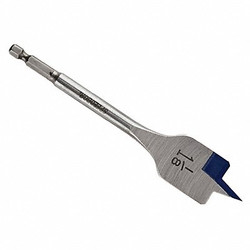Irwin Spade Blade Drill,1.125in,Carbon Steel  88818