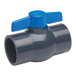 Manufacturer Varies Manual 2-Way Ball Valve,Socket,PVC 107-638-NPG
