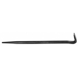 Mayhew Rolling Head Pry Bar,Steel,16in.L 40101