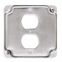 Raco Electrical Box Cover,Square,4 in. 902C