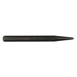 Mayhew Pro Center Punch,5 in. L,Steel,Black Oxide 24002