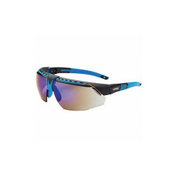 Honeywell Uvex Safety Glasses,Blu Mirror Lens,Blu Frame  S2873