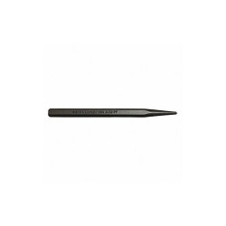 Mayhew Pro Center Punch,4 in. L,Steel,Black Oxide 24000