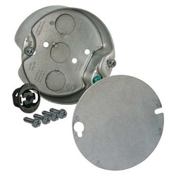 Raco Electrical Box,Round Ceiling Pan,4X4 in 296-1