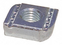 Sim Supply Square Nut, Steel,Overall W 1 3/8in,PK25  V220 1/2