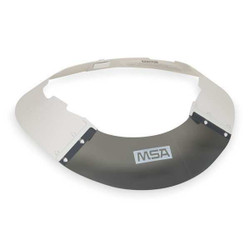 Msa Safety Visor,Polycarbonate,Gray/White 697290