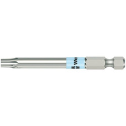 Wera Power Bit,SAE,1/4",Hex,T20,3-1/2",SS  05071091001