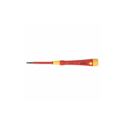 Wiha Insltd Slotted Screwdriver, 9/64 in 32004