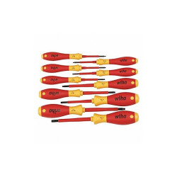 Wiha Insulated Screwdriver Set, NmPcs10 32592