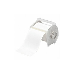 Brady Tape,White,100 ft. L,4 In. W 113109