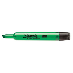 Sharpie Highlighter,Tank,Grn,Chisel,PK12 25026