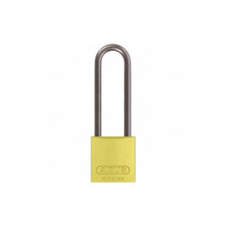 Abus Lockout Padlock,KD,MK,Yellow,1-1/2"H 72 HB/40-75 KD Yellow