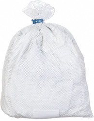 Sim Supply Mesh Laundry Bag,White,36in.,PK12  MI245565