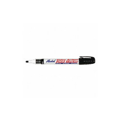 Markal Paint Marker, Permanent, Black  96823