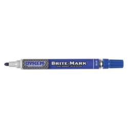 Dykem Paint Marker, Permanent, Blue 84001