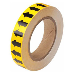 Brady Pipe Marking Tape,Yllw,1in W,90ft Roll L 91424