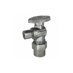 Kissler Water Supply Stop,Brass,1/4-Turn,1/2" 88-9385