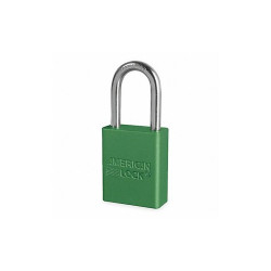 American Lock Lockout Padlock,KD,Green,1-7/8"H A1106GRN