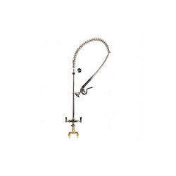 Dominion Commercial Faucets Gooseneck,Chrome,Brass,1.6gpm 77-9005RP