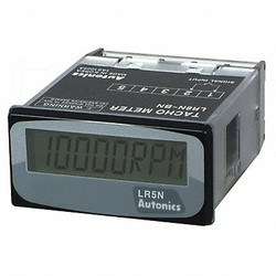 Autonics Pulse Meter,1/32 DIN,10,000 RPM LR5N-B