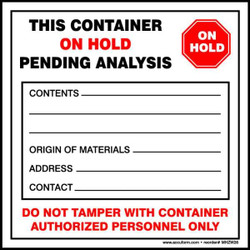 Accuform DOT Handling Label,Waste,6" W,PK250  MHZW26EVL