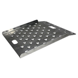 Manufacturer Varies Curb Ramp,Aluminum,27 In. W,27 In. L CRP2727