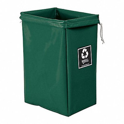 Royal Basket Trucks Enviro Hamper Bag, 30 gal, green vinyl G00-EEX-EBN