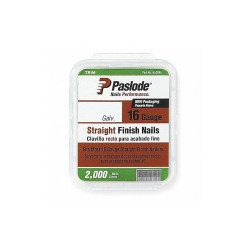 Paslode Straight Finish Nail,16 ga,2 In,PK2000 650285