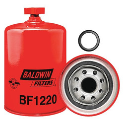 Baldwin Filters Fuel Filter,6-3/16 x 3-11/16 x 6-3/16 In  BF1220