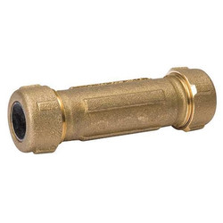 Sim Supply Compression Coupling, Brass, 1 in,Rubber  160-306NL