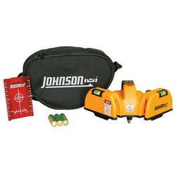 Johnson Level & Tool Line/Dot Laser Level,Int,Red,65 ft.  40-6618