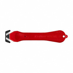 Klever Safety Cutter,Disposable,7 in.,Red,PK10 KCJ-4R-20