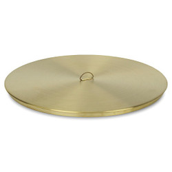 Advantech Manufacturing Sieve Cover,Brass,12 In Dia,0.375 In D CB12W/R