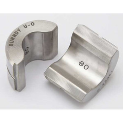 Burndy Crimping Die,U Style,12 tons,6 to 2 AWG UO