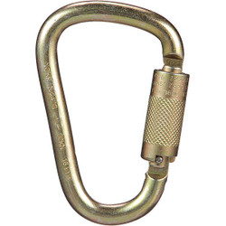 Msa Safety Carabiner,Pear,Steel 10089207