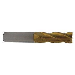 Yg-1 Tool Co Sq. End Mill,Single End,Carb,1/2" 07593TN