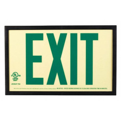 Manufacturer Varies Exit Sign,7 1/2 in x 13 in,Plastic GRAN3518