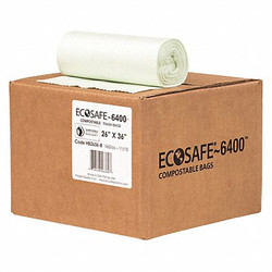 Ecosafe-6400 Trash Bag,20 gal.,Green,PK165 HB2636-8