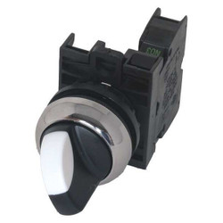 Eaton SelectorSwitch,Non-Illum,2Pos,22mm,Black M22M-WRK-K10