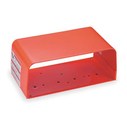 Linemaster Foot Switch Guard, Steel, Orange 522-B12