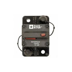 Buyers Products Automotive Circuit Breaker,CB,50A,12VDC CB50PB