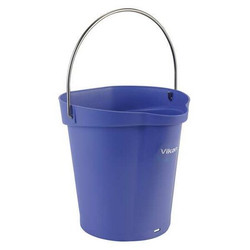 Vikan Hygienic Bucket,1 1/2 gal,Purple 56888