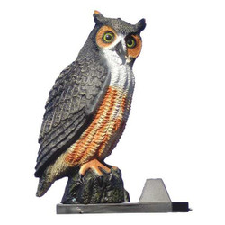 Bird Barrier Screech Decoy,22 in H,Brown/White  SD-OWL2