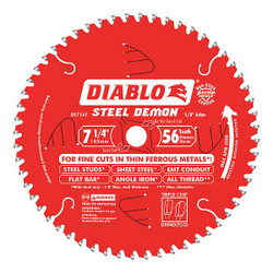 Diablo CircularSawBlade,Carbide,Dia:7.25" D0756F