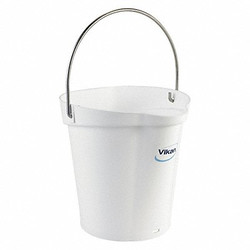 Vikan Hygienic Bucket,1 1/2 gal,White 56885