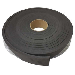 Manufacturer Varies Neoprene Strip,L 25 ft,Black CCN591/2X2X25